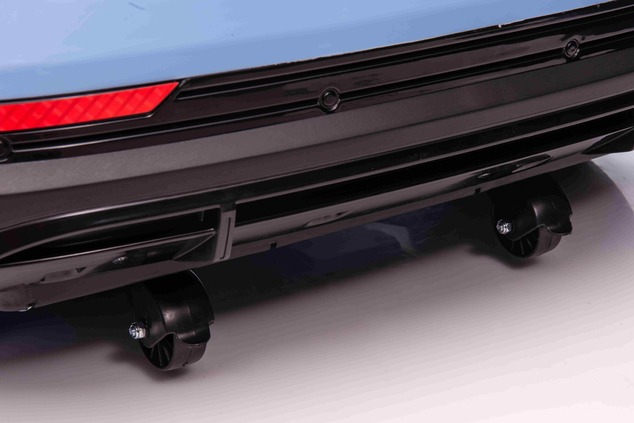 Elektrické autíčko Audi E-tron Sportback 12V, modré, široké jednomiestne sedadlo