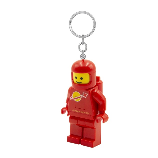 LEGO Spaceman Kozmonaut červený svietiaca figúrka (HT)