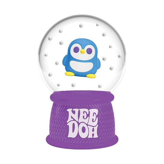 Schylling NeeDoh Boule à neige de Noël compressible