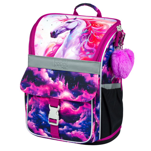 BAAGL Schultasche Einhorn Königreich