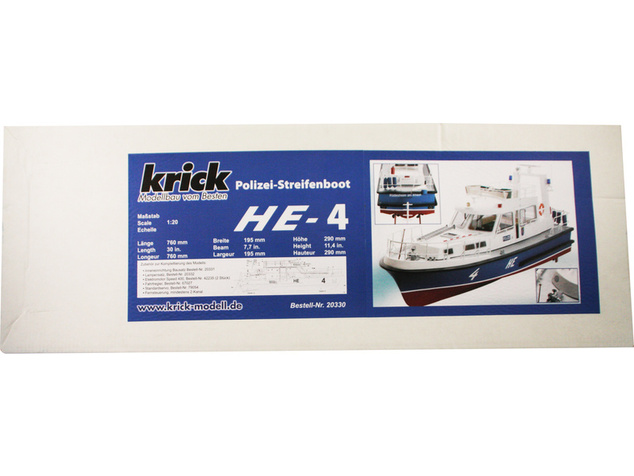 Krick Policajný čln HE 4 kit