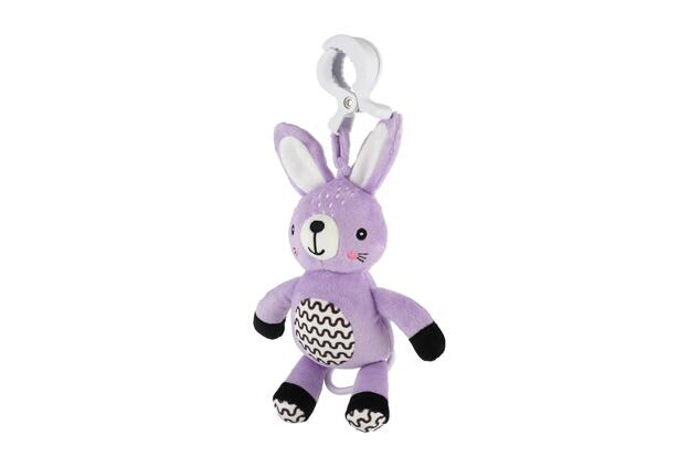 Zajačik babyted naťahovací plyš 30cm záves na postieľku/kočík