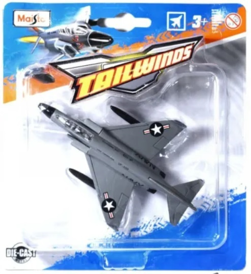 Maisto - Fresh Metal Tailwinds - lietadlá, F-4 Phantom II, matne šedé