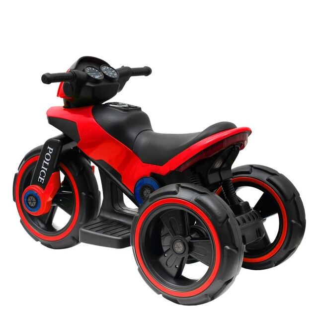 Otroška električna motorna kolesa Baby Mix POLICE rdeča