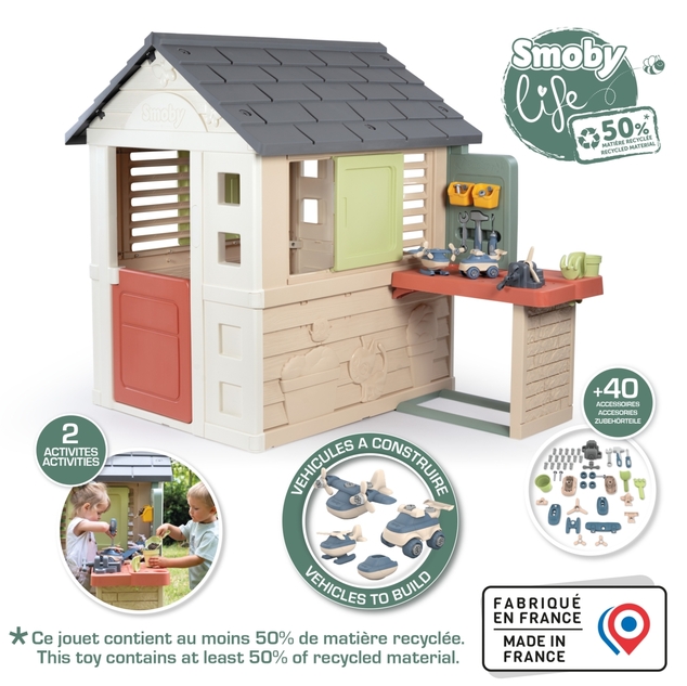 Domček Life Nature s dielňou pre kutilov