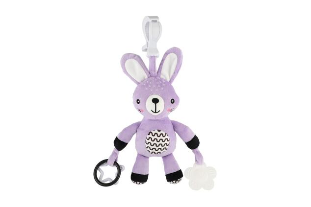 Zajačik/Zajac babyted hrkálka plyš 30cm záves na postieľku/kočík