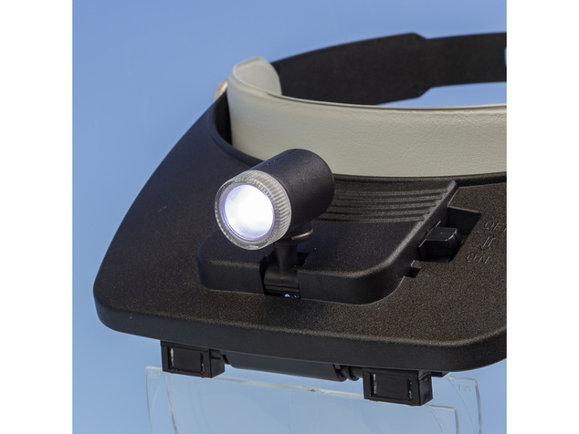 Lightcraft čelenka s lupou a LED osvetlením (set)