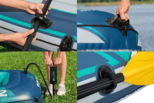 Bestway 61153 Nafukovací čln Trek X2 s príslušenstvom, 232 x 118 cm