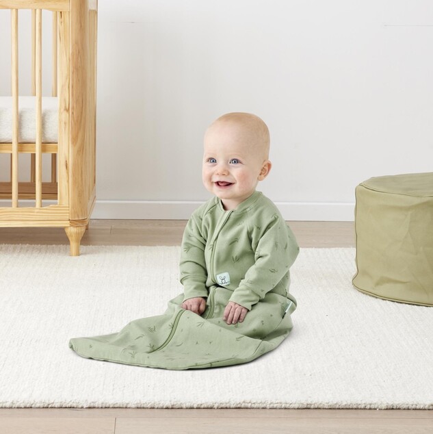 ERGOPOUCH Спален чувал с ръкави органичен памук Джърси Willow 3-12 м, 6-10 кг, 1 tog