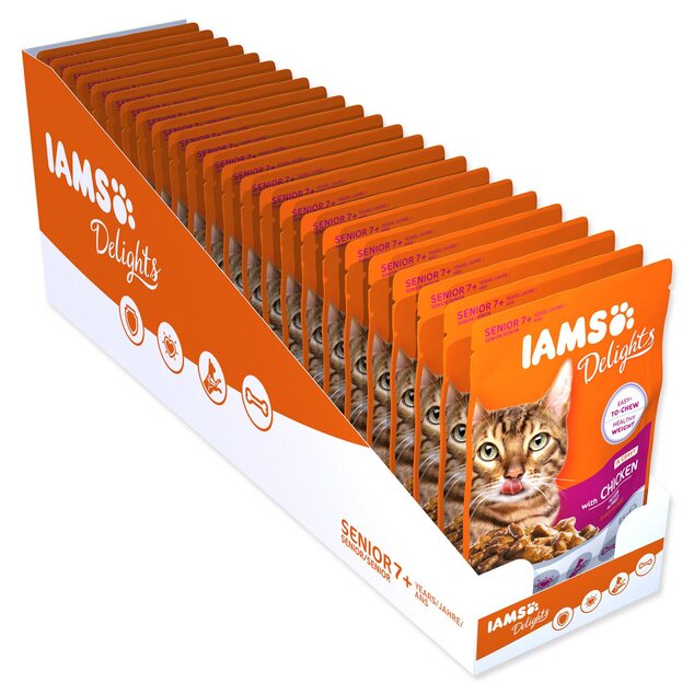 IAMS SENIOR punga - pui in sos 85g