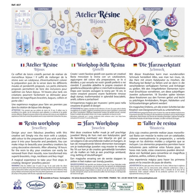 SENTOSPHERE Schmuckatelier für Harzherstellung