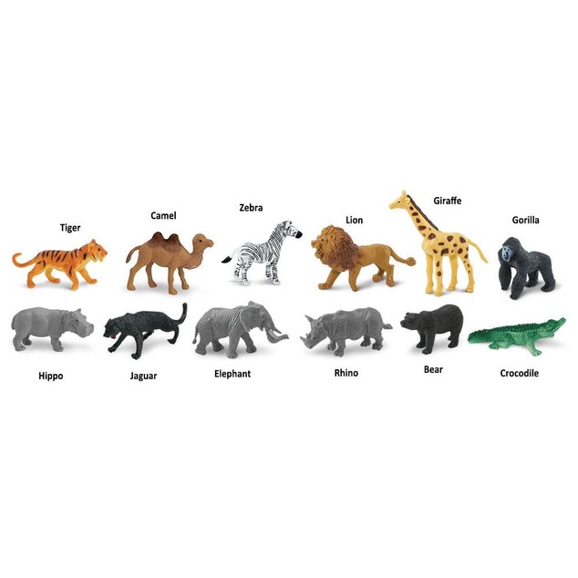Safari® Toob Divoké zvieratá 12 figúrok