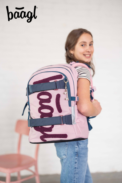 BAAGL Školski ruksak Skate Rose GRS