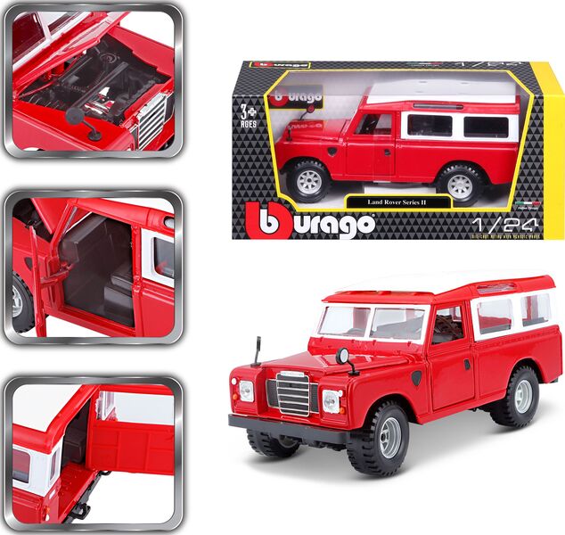 Bburago 1:24 Land Rover Rot
