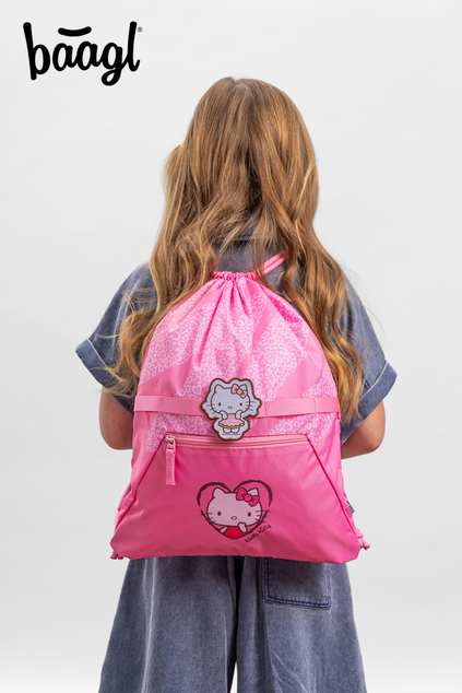BAAGL Vrecko s priehradkou na zips Hello Kitty Sweet Leopard GRS
