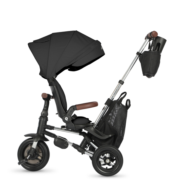 QPLAY Tříkolka Nova Deluxe 5v1 Black, 10-72 měsíců