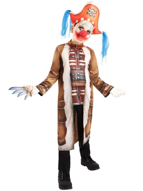 ONE PIECE  BUGGY THE CLOWN dětský kostým velikost (134-140cm)