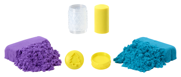 Wonder Factory Nisip care nu se usucă și plastilină în geantă