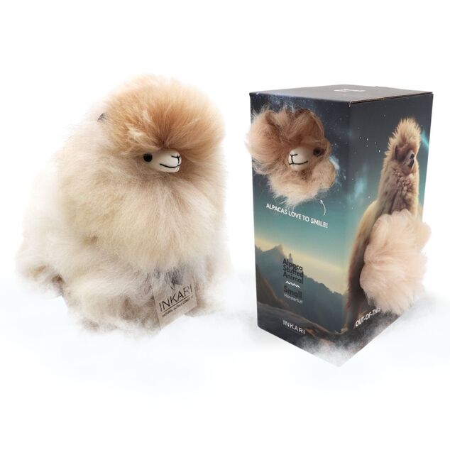 INKARI Plyšová hračka Alpaca Small Monsterfluff Sahara 23cm