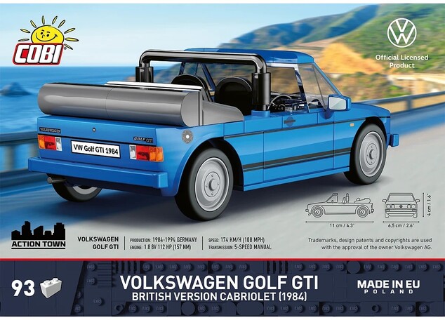Cobi Volkswagen Golf GTI Cabriolet 1984