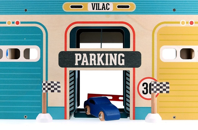 Vilac Drevená vintage garáž Vilacity