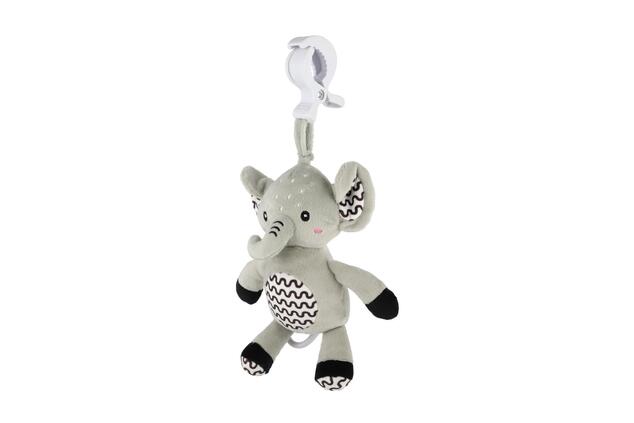Slon babyted naťahovací plyš 30cm záves na postieľku/kočík