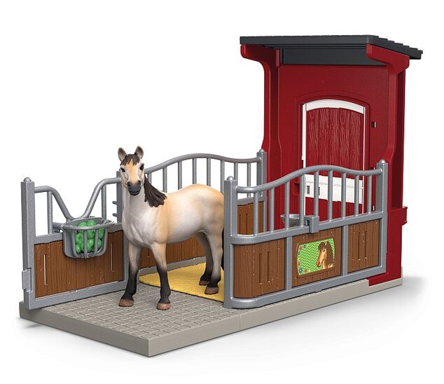 Schleich Box pre poníky s kobylou mustanga