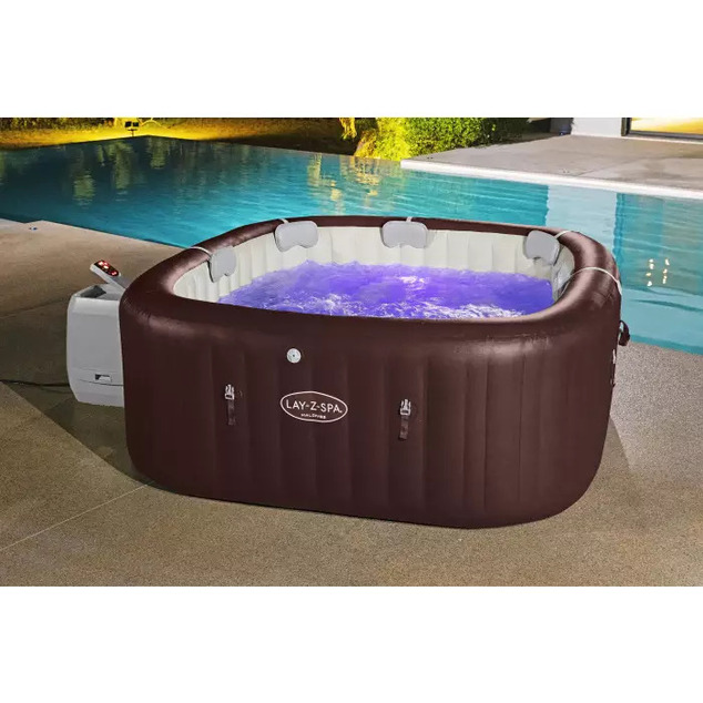 Bestway 6001U Jacuzzi LAY-Z-SPA® Maldives HydroJet Pro para 7 personas (Ahorro de energía) 201x80cm