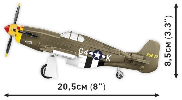 Cobi II WW Mustang P-51B, 1:48, 158 k