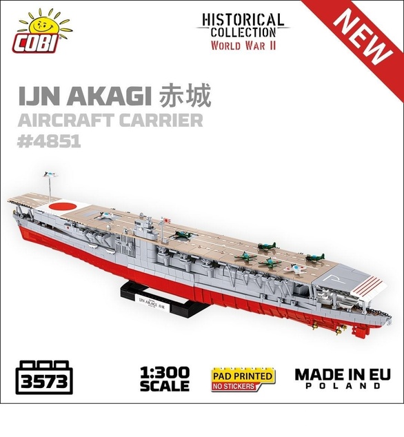 Cobi AKAGI lietadlová loď, 1:300, 3510 k