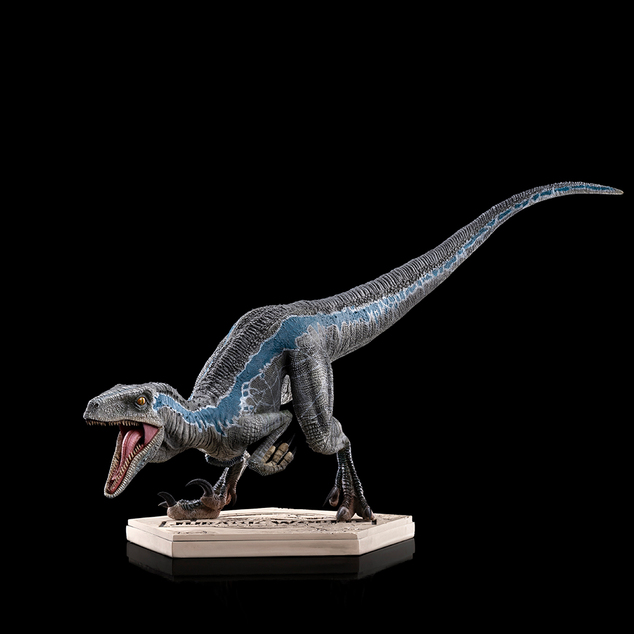 Iron Studios Jurassic Park: Bukott birodalom - Blue szobor Art Scale 1/10