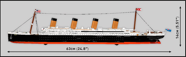 Cobi R.M.S. Titanic, 1:450, 850 k