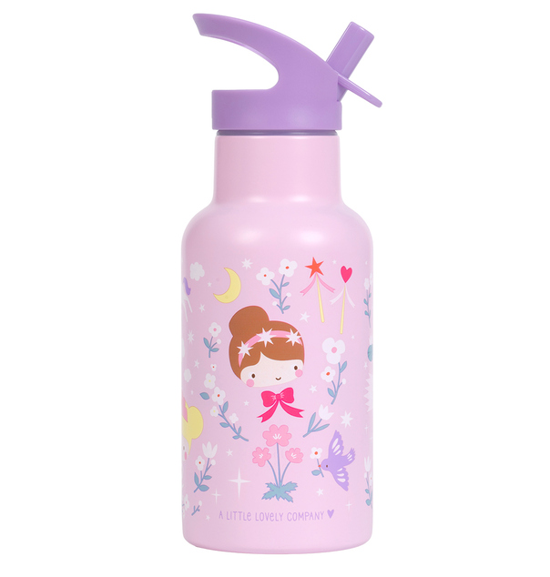 A Little Lovely Company - bouteille en acier inoxydable, 350 ml - princesses