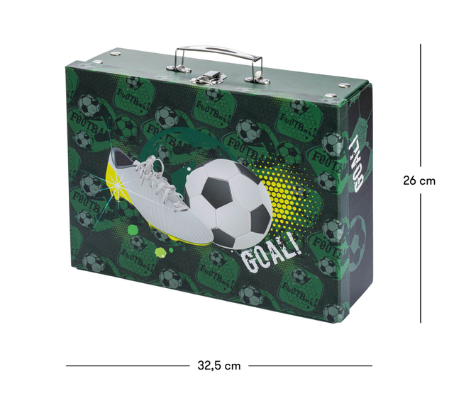 BAAGL Geantă școlară pliabilă Fotbal