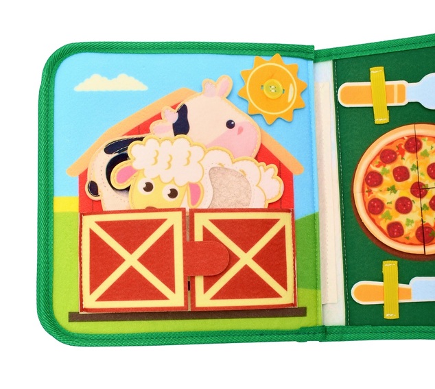 2Kids Toys Libro sensoriale busy Fattoria