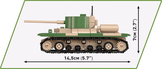 Cobi 3 tanky: Panzer I, Valentine IX, Renault R, 1:35, The Tank Museum, Les Blindes in Sau
