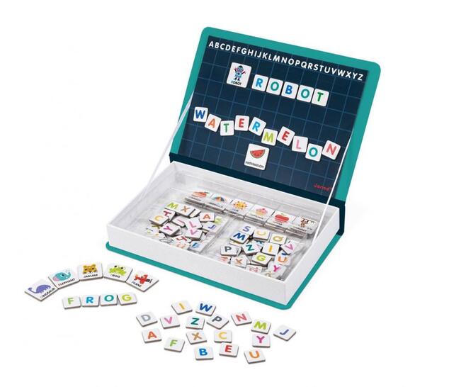 Janod Magnetibook Abeceda anglická Magnetická kniha pre deti