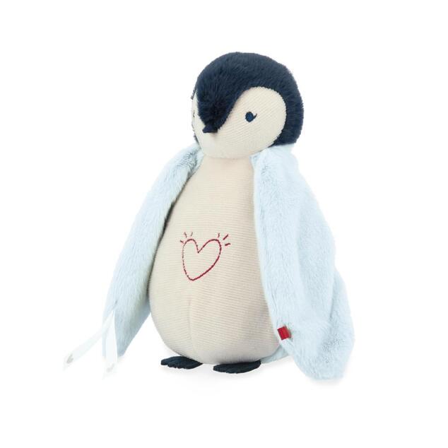 Kaloo Complices Kinder-Nachtlicht Plüsch-Pinguin blau 20 cm
