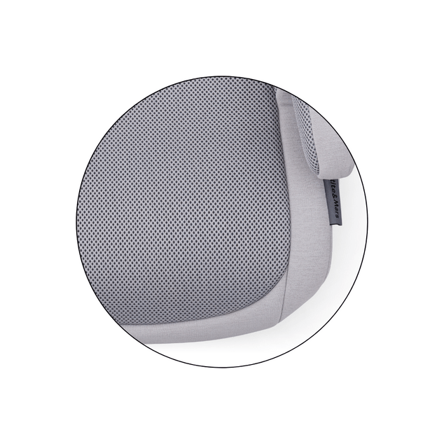 PETITE&amp;MARS Podsedák Optimus Pro i-Size Air Gentle Grey 125 - 150 cm (22-36 kg)