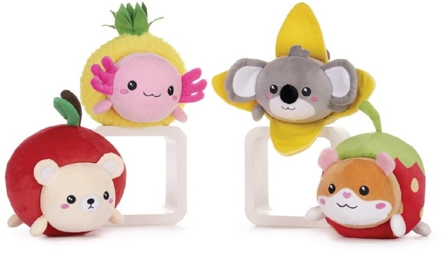 KAWAII FRUITS Koala v banáne plyšová hračka 25cm