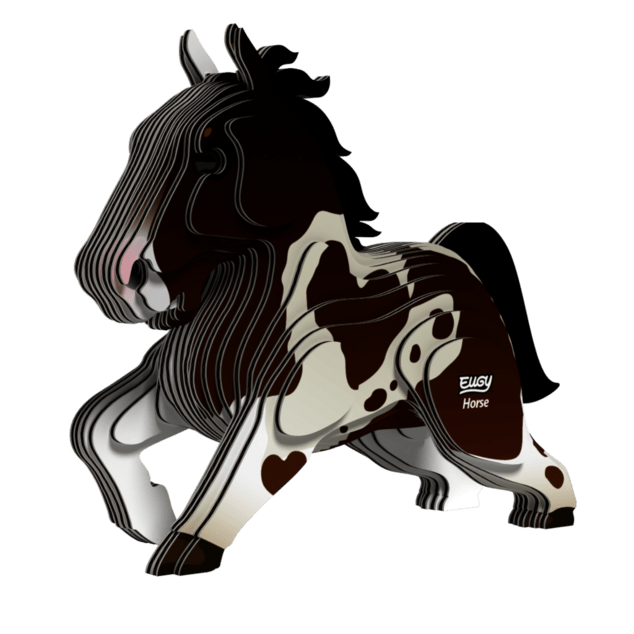 EUGY Pferd 3D Kartonpuzzle