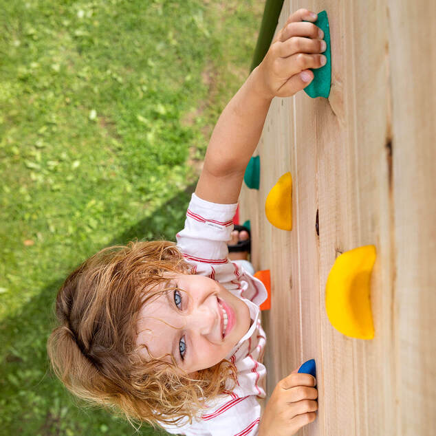 BERG PlayBase Large TL (Disc swing+Rings+Climbing wall)