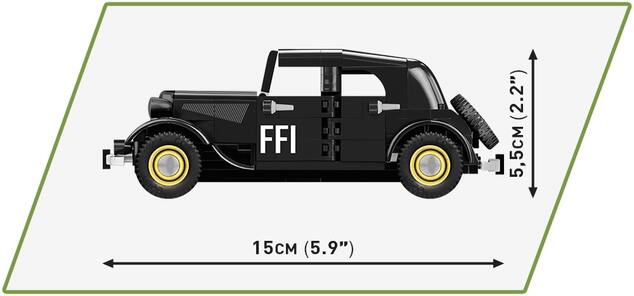 Cobi 2266 1938 Citroën Traction 11CV, 1:35, 236 PS, 1 f