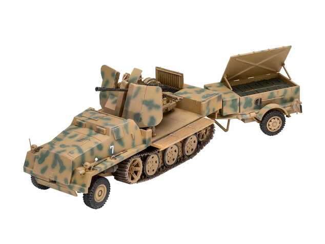 ModelSet militare 63293 - sWS con Flak43 e Sd.Ah58 Rimorchio Munizioni (1:72)