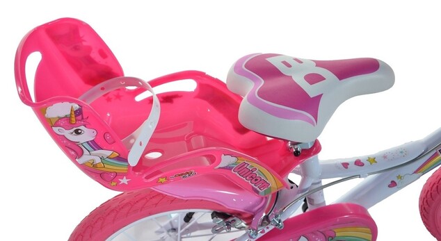 DINO Bikes - Bicicleta infantil 14" 144 RUN Unicornio 2019