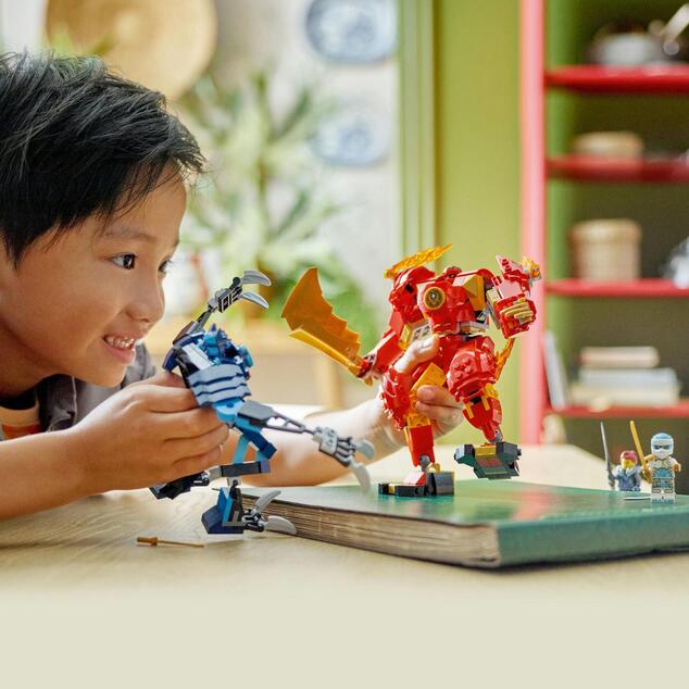 LEGO® NINJAGO® 71808 Kaiov živelný ohnivý robot