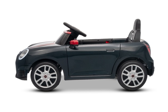Elektrické autíčko BMW Mini Cooper 12V, čierne, USB Vstup s Bluetooth pripojením na MP3 Pr