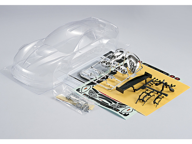 Killerbody karosérie 1:10 Corvette GT2 číra