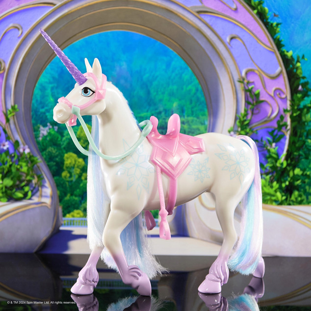 Spin Master Unicorn Academy Kämmbarer Einhorn 24 cm Glacier