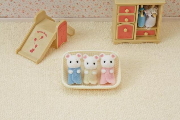 Sylvanian Families Baby Marshmallow myšky trojčatá